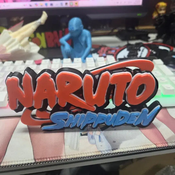 [BUNJANG] Naruto Shippuden Logo 3D Figure / 나루토 로고 피규어 3D