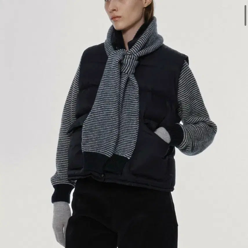 [BUNJANG] Nothing Written Caron Stripe Jumper Knit Muffler / 낫띵리튼 Caron stripe jumper 니트 머플러