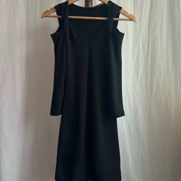 [BUNJANG] AllSaints Nerino Cut-Off Midi Dress / 올세인츠 네리노 컷오프 미디 원피스