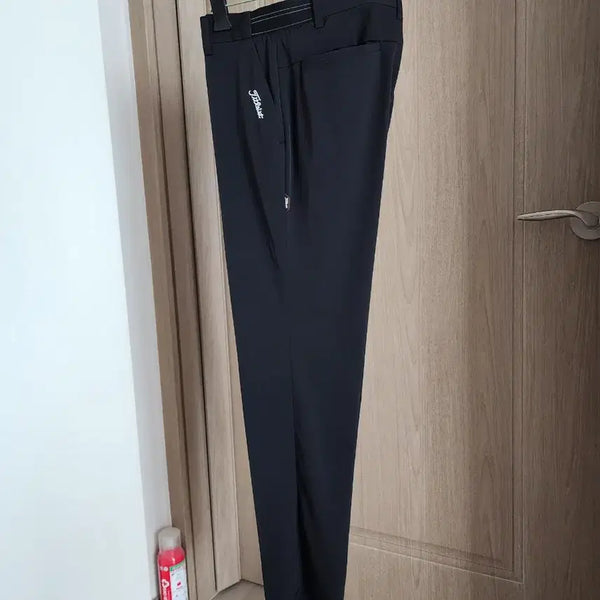 [BUNJANG] Titleist Embroidered Logo High-Quality Summer Golf Pants Black 33 / 타이틀리스트 자수로고 고퀄여름골프바지 블랙 33
