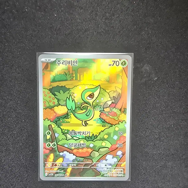[BUNJANG] Pokemon Juribiyan AR Card S-Class / 포켓몬카드 주리비얀 AR 카드 S급