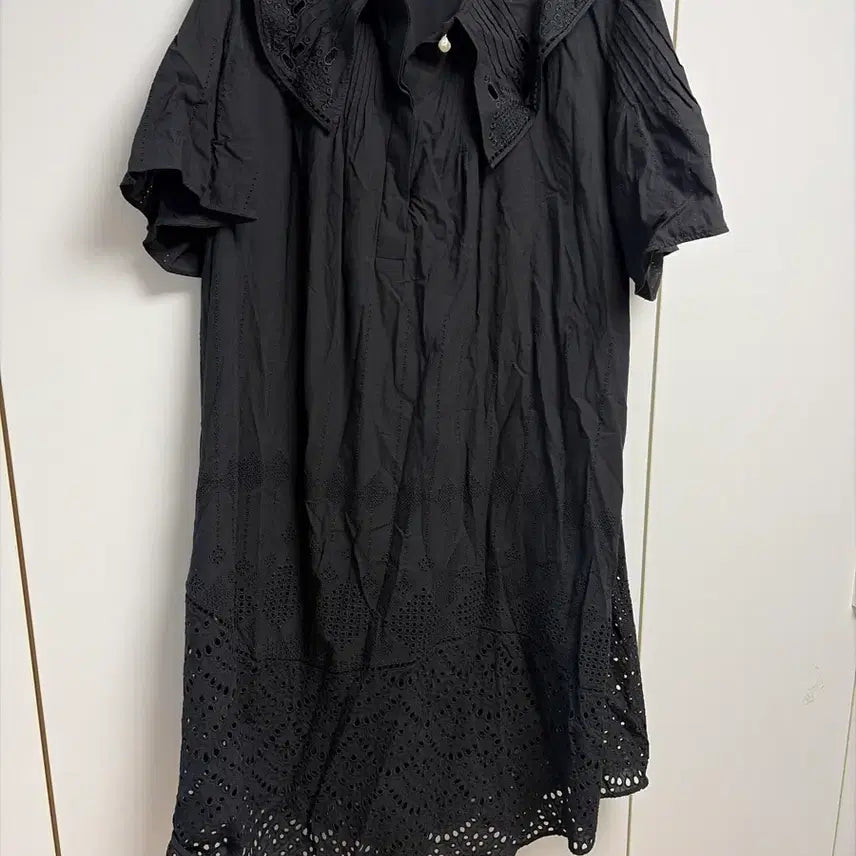 [BUNJANG] System Lace Pintuck Dress / 시스템 레이스 핀턱 원피스
