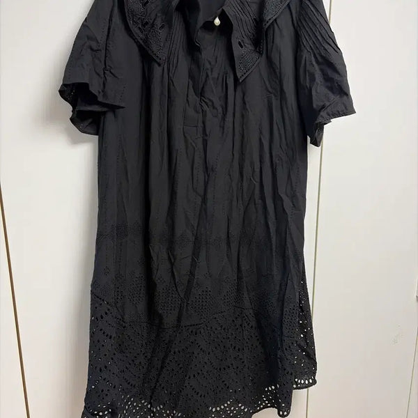[BUNJANG] System Lace Pintuck Dress / 시스템 레이스 핀턱 원피스