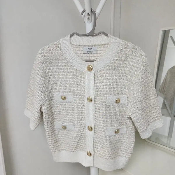 [BUNJANG] Objet Knit Cardigan / 오브제 니트 가디건(24년식,1회착용)