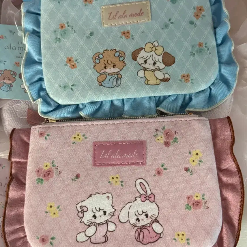 [BUNJANG] Miko Characters RilAMOde Frill Pouch / 미코 캐릭터즈 릴아라모드 프릴 파우치