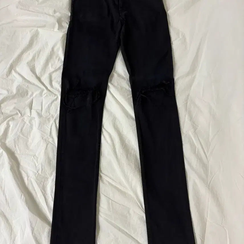 [BUNJANG] Saint Laurent SS14 Black Distressed Jeans - First Edition / 생로랑 14시즌 블랙 디스진 초판