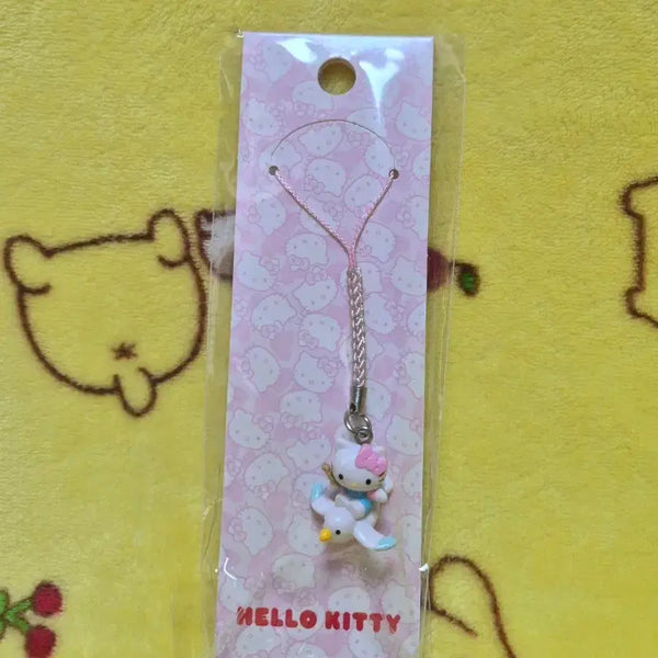 [BUNJANG] Hello Kitty 50th Anniversary Regional Strap Keychain - Busan Eomuk & Seagull / 헬로키티 50주년 지역 스트랩 키링 부산 어묵 갈매기