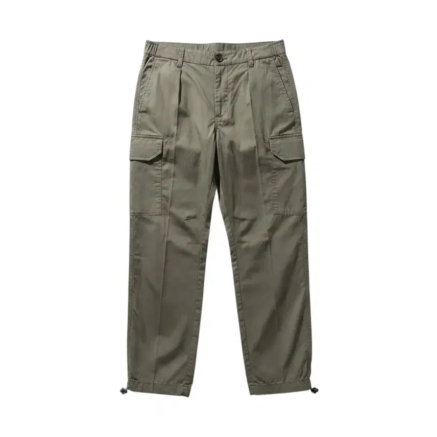 [BUNJANG] Uniqlo Men's Cargo Pants (Size M, Khaki) / 남성M/ 유니클로 뒷밴딩 카고팬츠KH 36-108