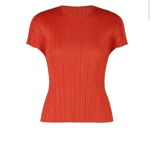 [BUNJANG] Pleats Please JK111 Blouse Bright Red Size 3 / 플리츠플리즈 jk111 3사이즈 새상품