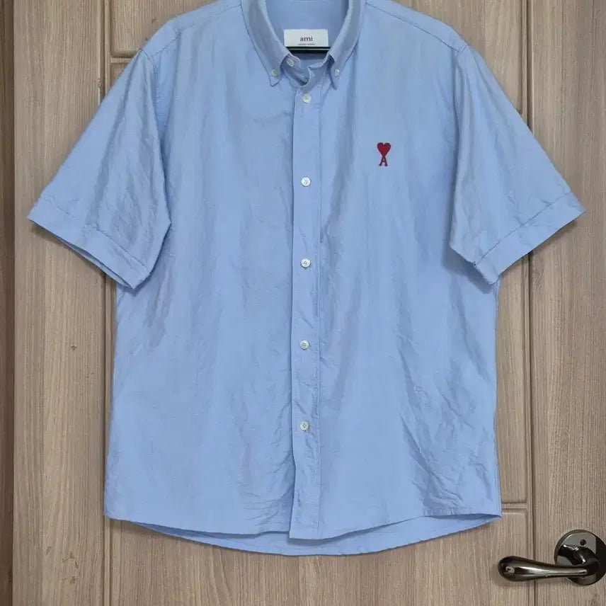 [BUNJANG] AMI Paris Short-Sleeve Shirt (Men's) L / 아미 파리스 반팔 남방(남성) L