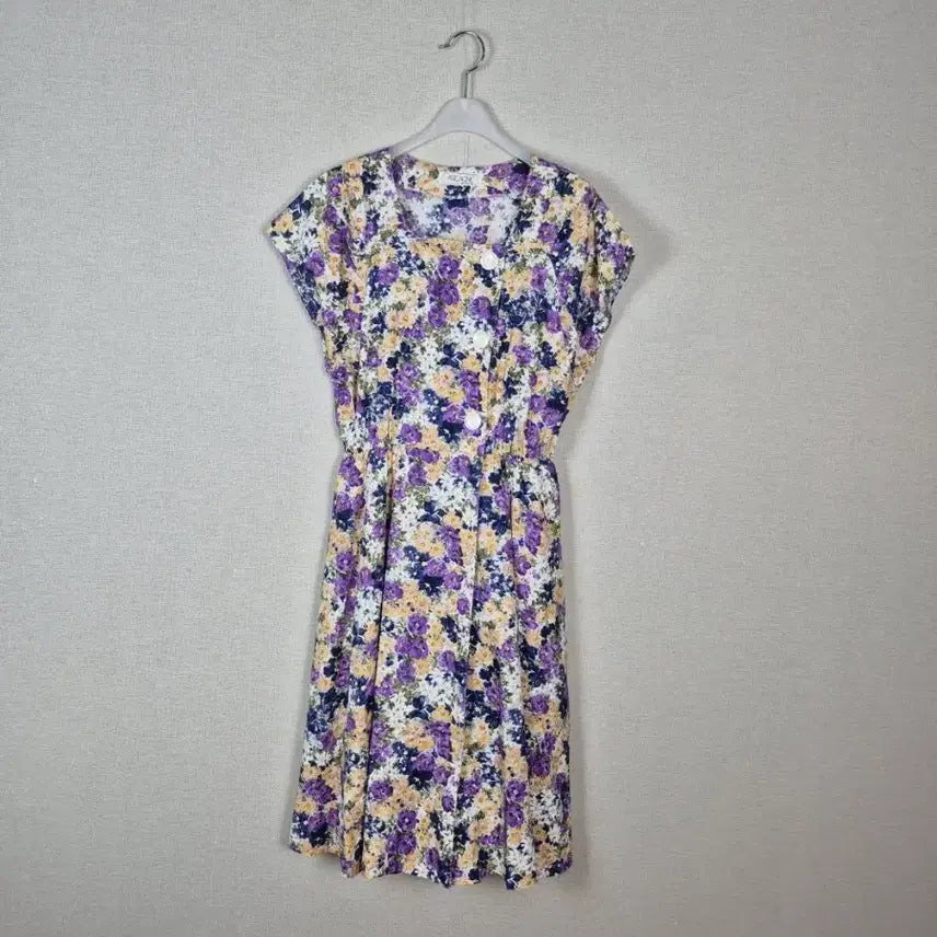[BUNJANG] ASCACNE Square Neck Floral Dress / (#55,66추천)스퀘어넥 플로럴 원피스