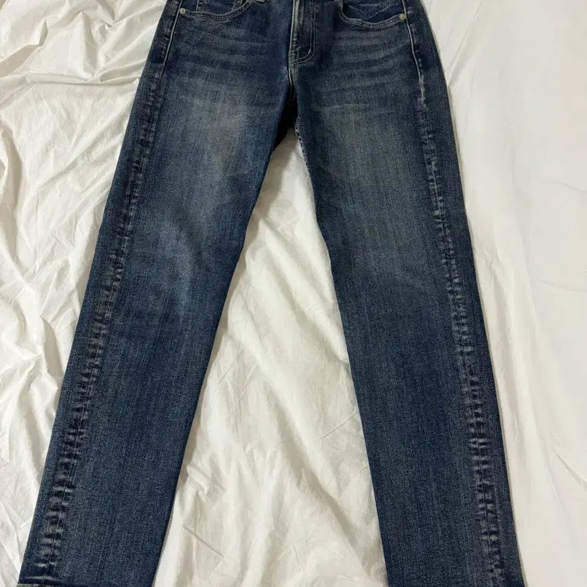 [BUNJANG] Modenine Dark Wash Slim Fit Jeans / 모드나인 진청 슬림진