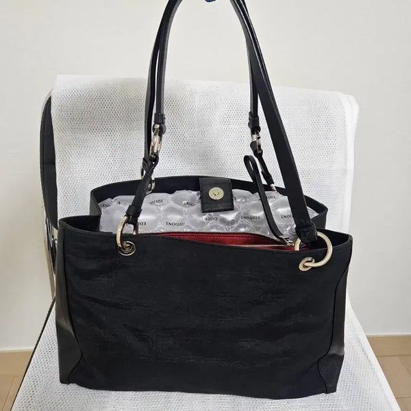 [BUNJANG] Salvatore Ferragamo Gancini Pattern Shoulder Shopper Bag / [정품] 페라가모 간치니 패턴 숄더백 / 숄더 쇼퍼백 (AF-21 4325)