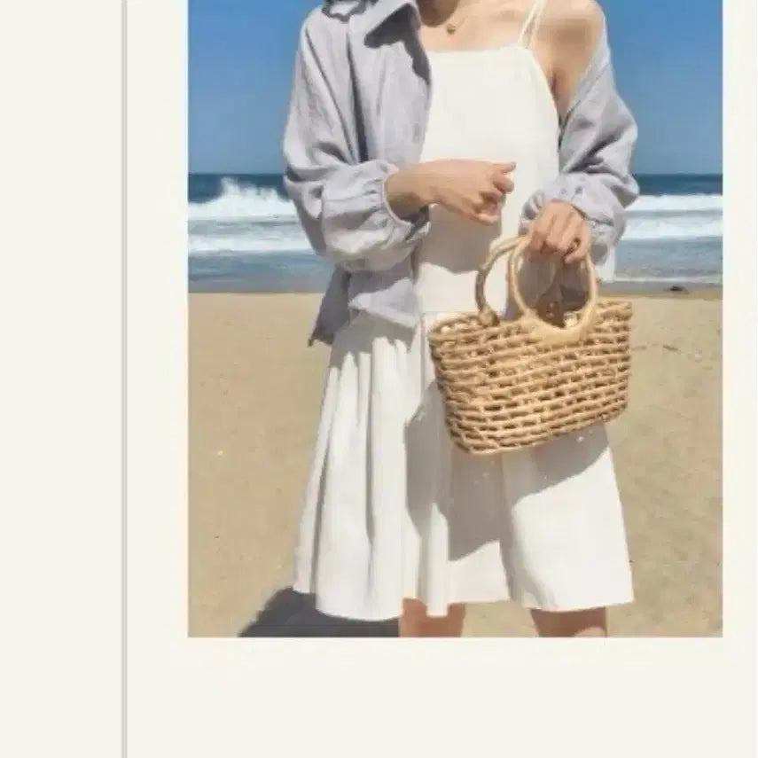 [BUNJANG] Slowand Mute Tone Shirt Blouse Outer Nom Core Blouse Shimmer Blue (Stopper Detail) / [무료배송] [새상품] 슬로우앤드 뮤트톤 셔츠 블라우스 아우터 놈 코어 블라우스 쉬머블루 (스토퍼 디테일)