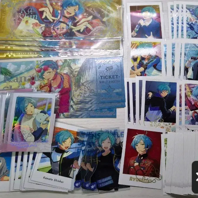 [BUNJANG] Ensemble Stars! Shinkai Kanata Goods Set (Pascha Kore, Yusa Colotta, Live Ticket) / 앙스타 신카이 카나타 굿즈 세트 파샤코레 유사코롯타 라이브티켓