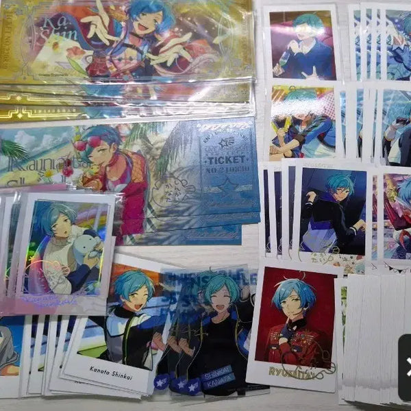 [BUNJANG] Ensemble Stars! Shinkai Kanata Goods Set (Pascha Kore, Yusa Colotta, Live Ticket) / 앙스타 신카이 카나타 굿즈 세트 파샤코레 유사코롯타 라이브티켓