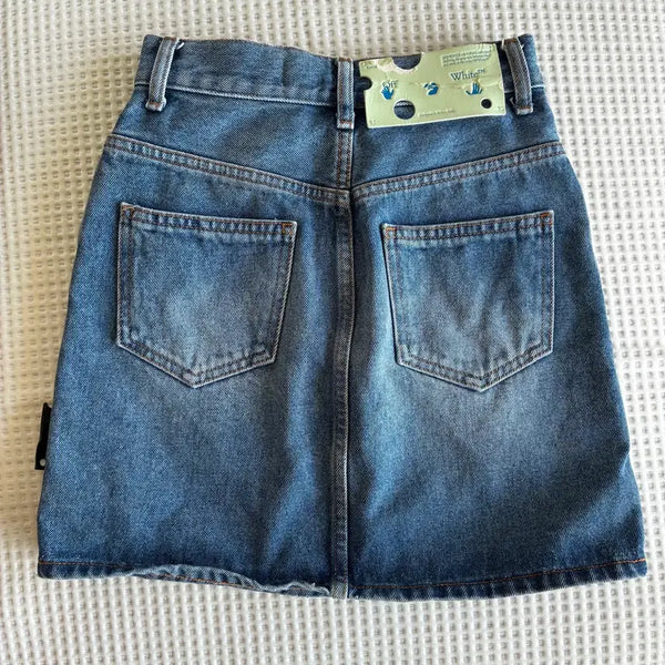 [BUNJANG] Off-White Denim Skirt Size 36 / 오프화이트 데님 스커트 36 사이즈