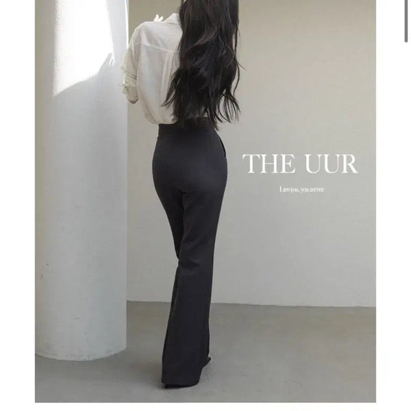 [BUNJANG] uur Slacks Charcoal S Short / uur 슬랙스