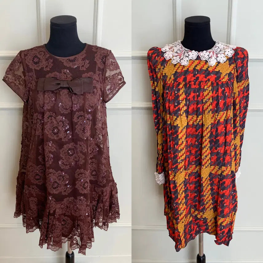 [BUNJANG] Coach Babydoll Floral Dress Set - Size 0 / 267001126 코치 베이비돌 플로럴 원피스 2세트 0사이즈