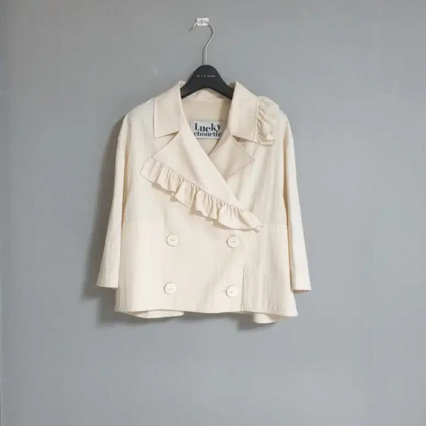 [BUNJANG] Lucky Chouette Frill Jacket / 럭키슈에뜨 프릴자켓