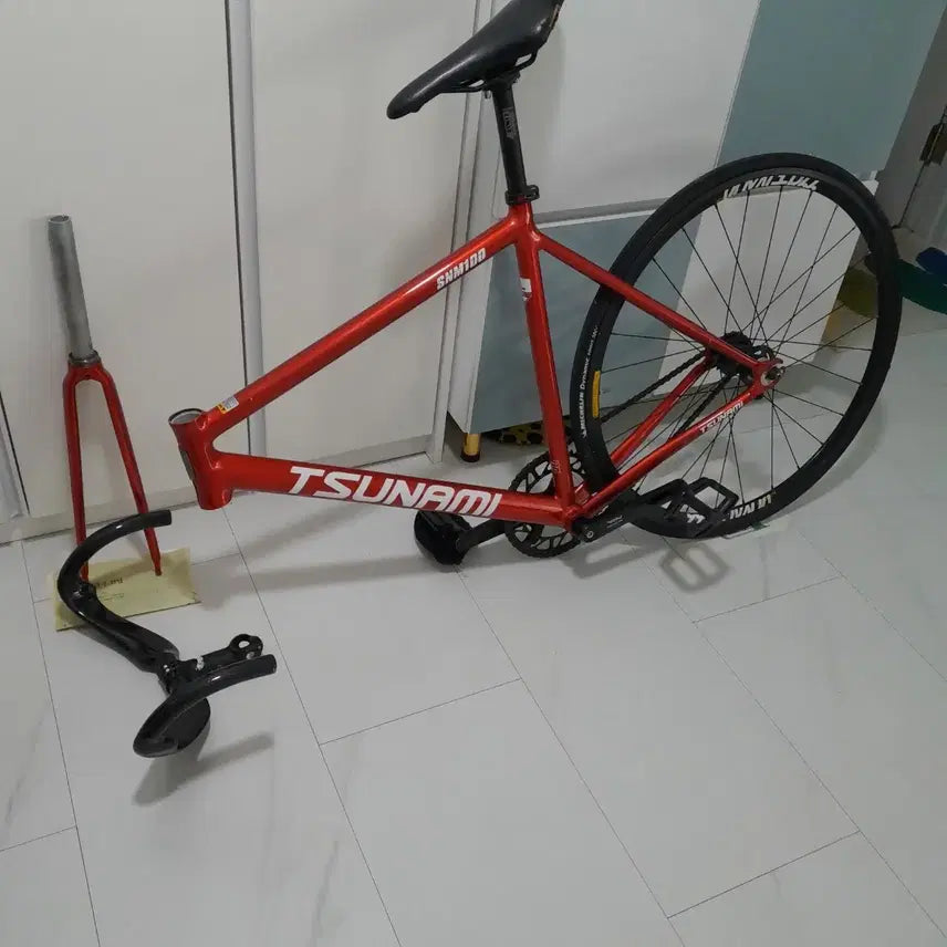 [BUNJANG] Tsunami SHM100 Red Wine Half Bike / 쓰나미 SHM100레드와인 반차