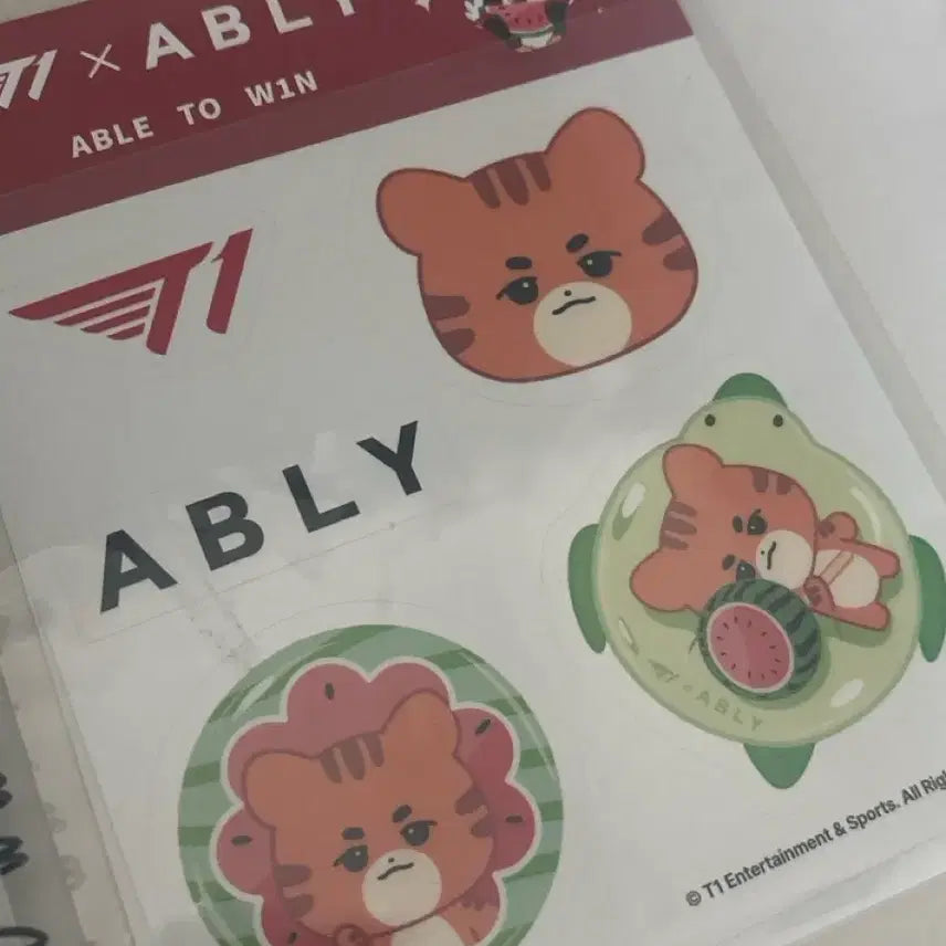 [BUNJANG] T1 Sticker / 에이블리 티원 스티커
