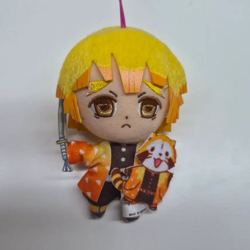 [BUNJANG] Demon Slayer: Kimetsu no Yaiba Zenitsu Agatsuma Plush Doll / 귀멸의 칼날 젠이츠 누이