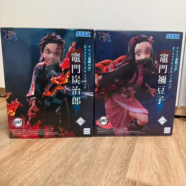 [BUNJANG] Sega Cross Link Demon Slayer Nezuko & Tanjiro Figure 2-Set Bundle (Sealed) / 미개봉 정품) 세가 크로스링크 귀멸의 칼날 네즈코, 탄지로 피규어 2종 일괄