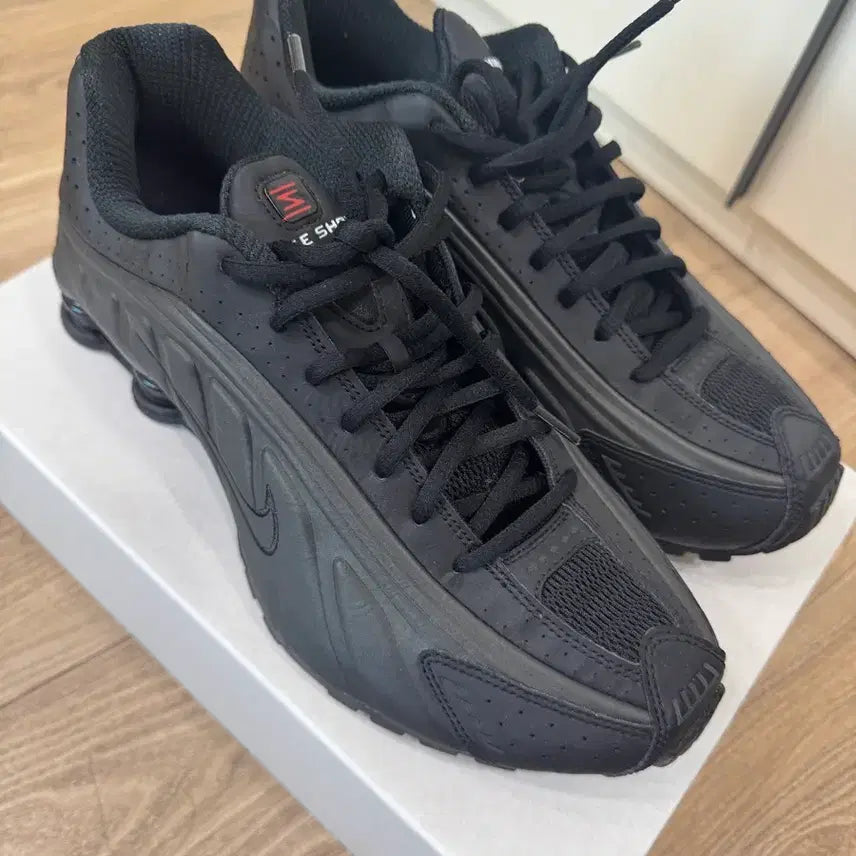 [BUNJANG] Nike Shox R4 Black Bright Crimson (280mm) / 나이키 샥스 R4블랙 브라이트 크림슨 280