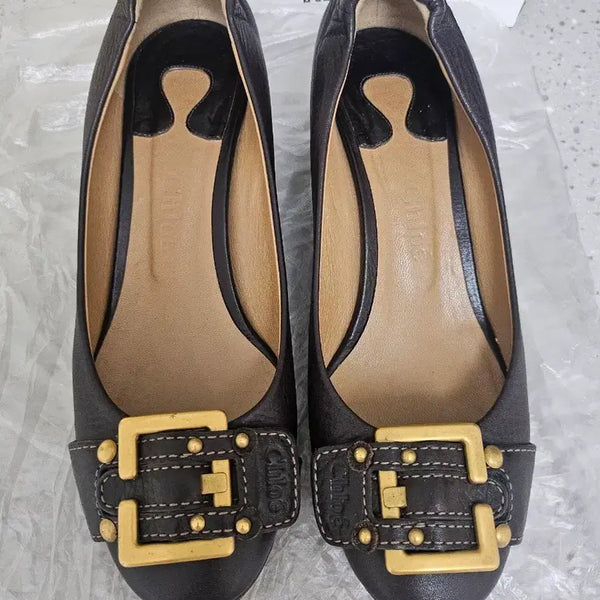 [BUNJANG] Chloé Buckle Wedge Pumps Size 36.5 / 끌로에 버클 웨지힐 펌프스 (사이즈 36.5)