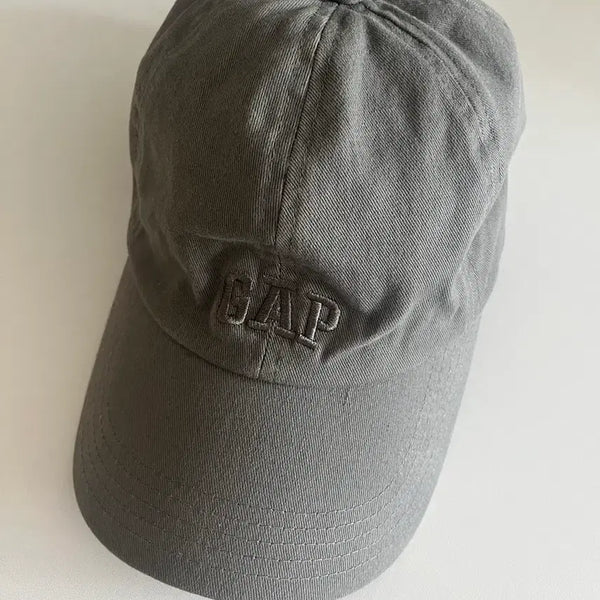 [BUNJANG] GAP Grey Cotton Ball Cap Hat / 갭 GAP 그레이 볼캡 모자