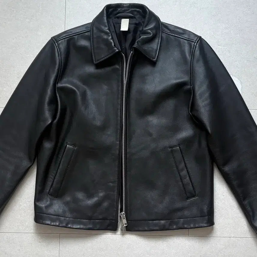 [BUNJANG] Sunflower Short Leather Jacket / 선플라워 숏 레더자켓 52