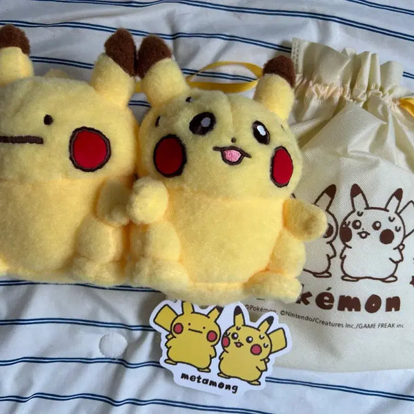 [BUNJANG] Pokemon Ditto Soft Plush Doll: Ditto's Transformation / 포켓몬 말랑말랑 메타몽 하루 봉제인형 : 메타몽은 변신중