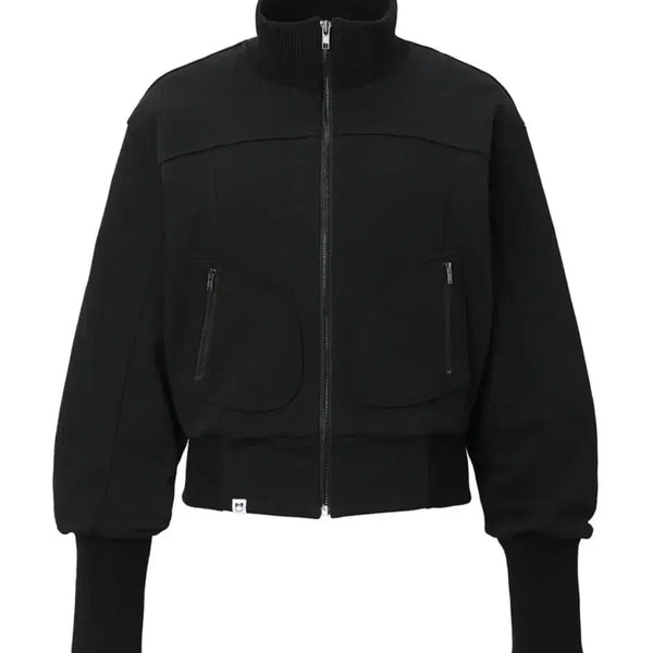 [BUNJANG] Third Time Lauren Zip-Up Jacket Black / 쓰리타임즈 Lauren zip-up jacket  블랙