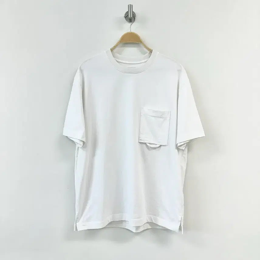 [BUNJANG] Solid Homme 23SS Pocket T-Shirt White / 정품) 솔리드 옴므23SS 포켓 반팔 화이트