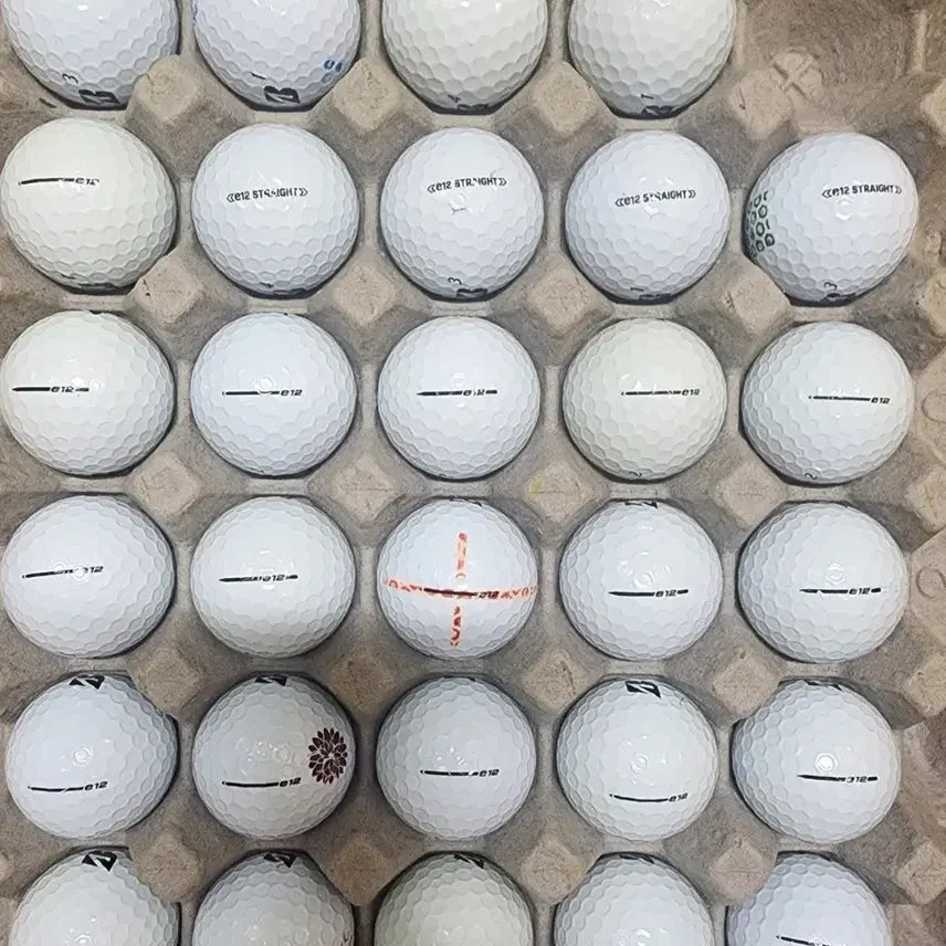 [BUNJANG] Bridgestone e12/e6 Grade A Lost Golf Balls (48 pcs) / 브릿지스톤 e12,e6 A급 로스트볼 골프공 48알