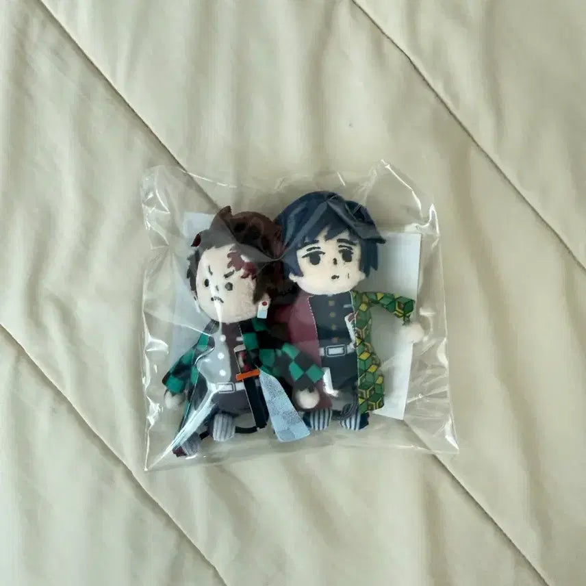 [BUNJANG] Demon Slayer Tanjiro & Giyu Tetechi Plush / 귀멸의 칼날 블루레이 탄지로 기유 테치테치 인형