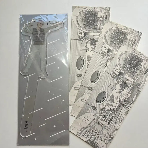 [BUNJANG] BTS Magic Shop Muster Jimin Photoprop & Seoul Sticker Set / 매직샵 머5터 지민 포토프롭 + 매직샵(서울) 스티커 3매