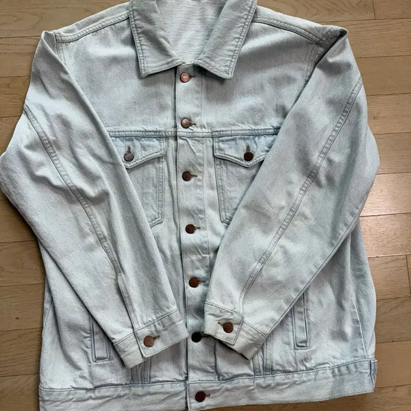 [BUNJANG] PUER HOMME Martin Rose Light Denim Jacket / 퓨에르옴므 마틴로즈 라이트 데님 청자켓