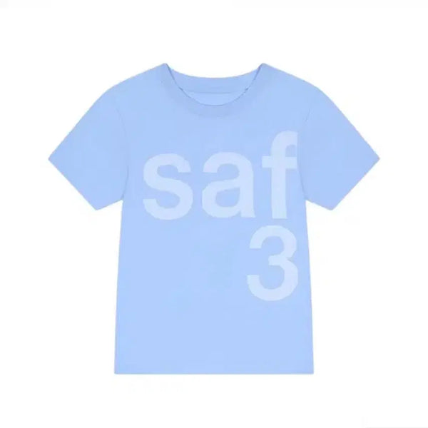 [BUNJANG] Safarispot Basic Safari T-Shirt Sky / 사파리스팟 1/2 베이직 사파리 티셔츠 스카이