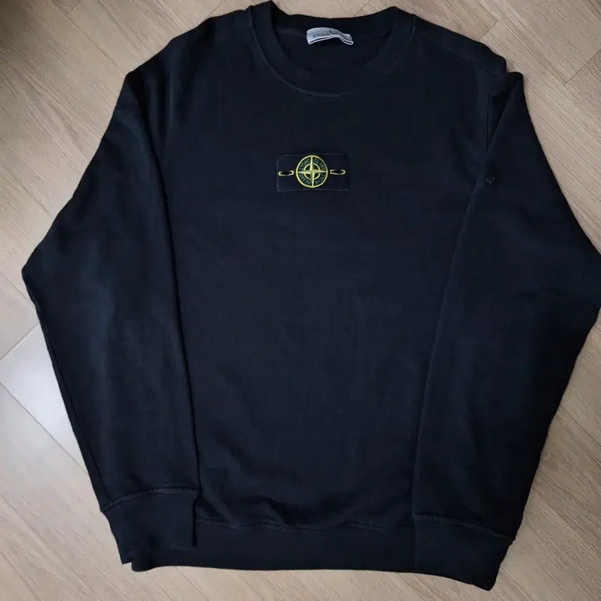 [BUNJANG] Stone Island Old Effect Sweatshirt Black L / *교환신천 환영*스톤아일랜드 올드이펙트 맨투맨 블랙 L사이즈