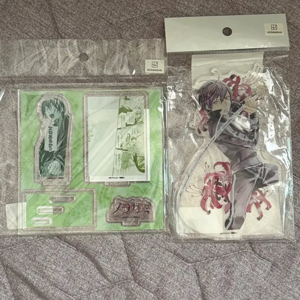 [BUNJANG] Noragami Yato Acrylic Diorama & Stand Bundle (Sealed) / 노라가미 야토 아크릴 디오라마, 아크릴 스탠드 미개봉 일괄
