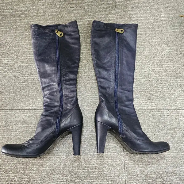 [BUNJANG] Marc Jacobs Navy Leather Boots / 마크제이콥스 가죽부츠 35.5