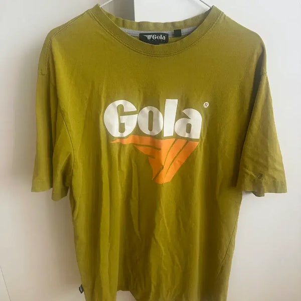 [BUNJANG] Gola Olive Short Sleeve T-Shirt / gola 반팔 티셔츠 올리브