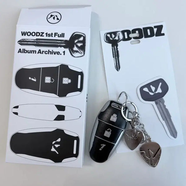 [BUNJANG] WOODZ Archive.1 Album Keyring / 우즈 archive.1 키링 앨범 woodz