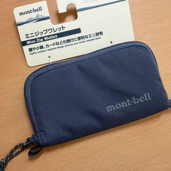 [BUNJANG] Montbell Mini Zipper Wallet Grey / 몽벨 미니 지퍼 월렛 지갑 그레이