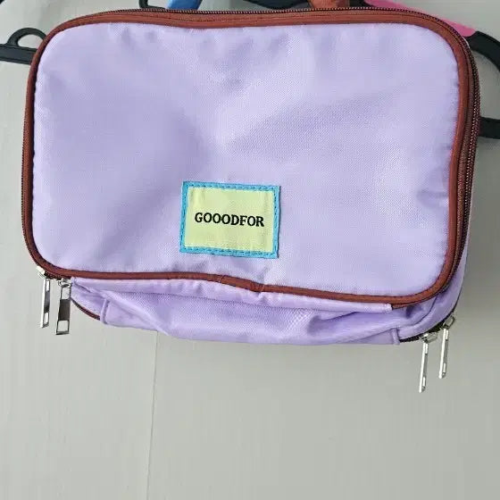 [BUNJANG] GOOODFOR Logo Pouch Purple / 퍼플 파우치 GOOODFOR 로고