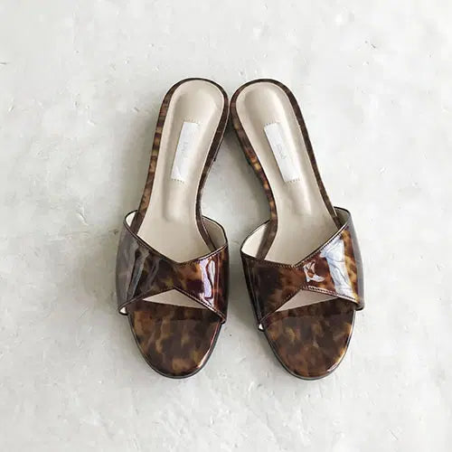 [BUNJANG] IONNE Leather Summer Slippers / IONNE/국산 -230,235MM/새거수준