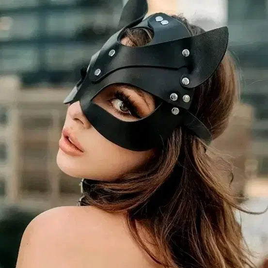 [BUNJANG] Cat Girl Mask & Necklace Set / 캣걸 가면&목걸이 세트 새상품