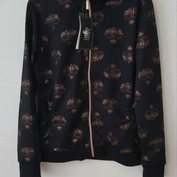 [BUNJANG] ICINOO Black Pattern Zip-Up Jacket Size 95 / [새상품]ICINOO 블랙 패턴 집업 자켓 95